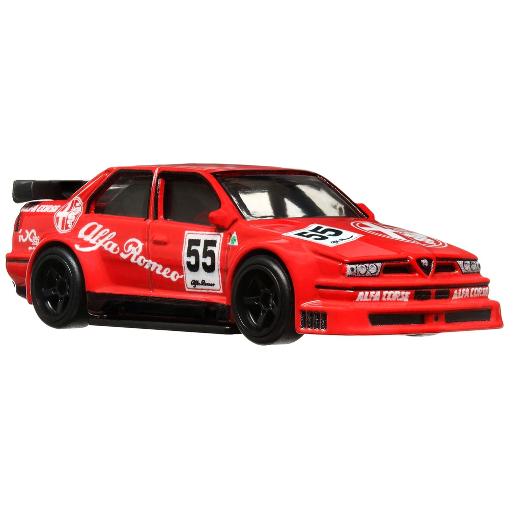 Hot Wheels Premium Team Transport Alfa Romeo 155 V6 und Fleet Flyer Fahrzeug