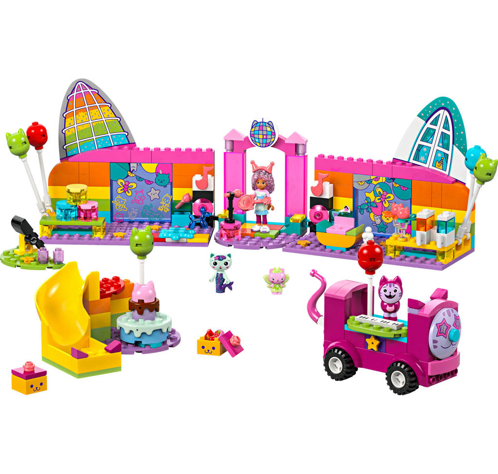 4+ Gabby's poppenhuis Gabby's feestkamer Bouwpakket voor Kinderen met Dieren 10797