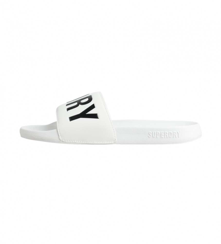 Chinelo de piscina branco Superdry Code Core