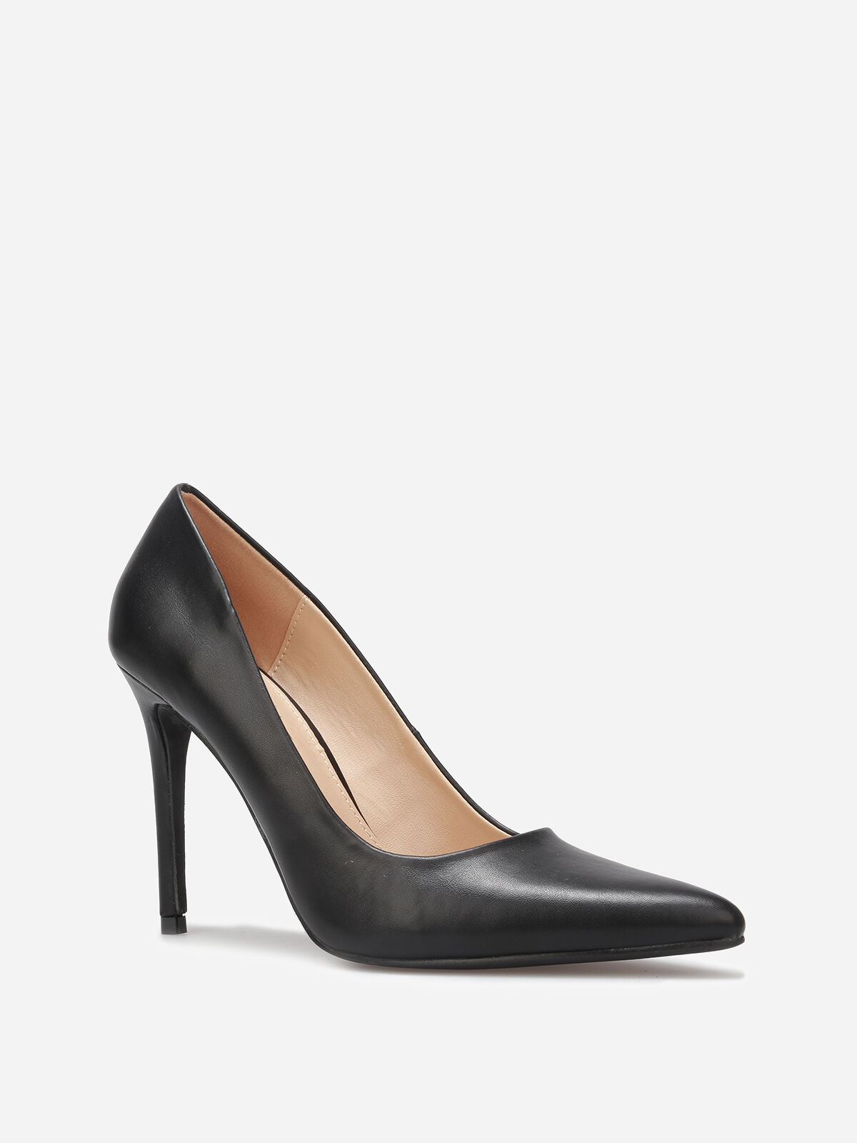 Stilettos pointus à talon aiguille- Noir