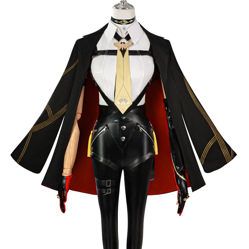 Custaplayu - Zenless Zone Zero Evelyn Chevalier Cosplay Kostuumset / Pruik / Schoenen