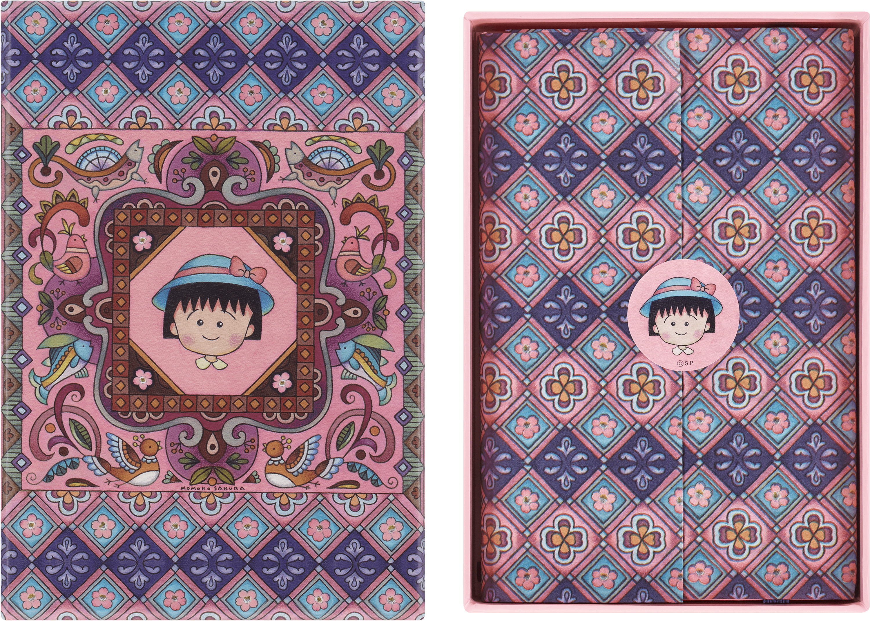 Sakura Notebook by Momoko Sakura Pocket-size ruled notebook in a Gift Box