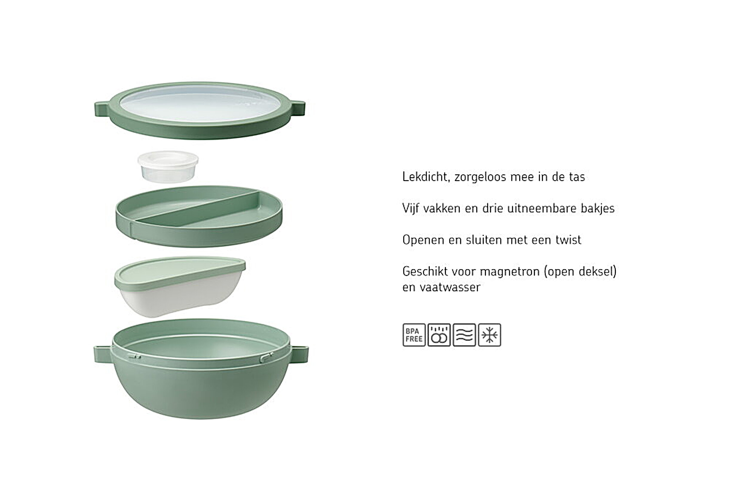Mepal Vita Bento lunchbowl - Blue