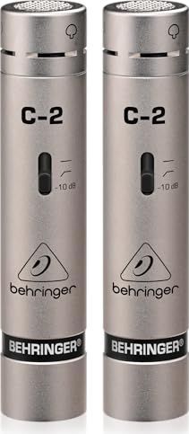 Behringer C-2 Op elkaar afgestemde condensatormicrofoons van studiokwaliteit, 2 stuks