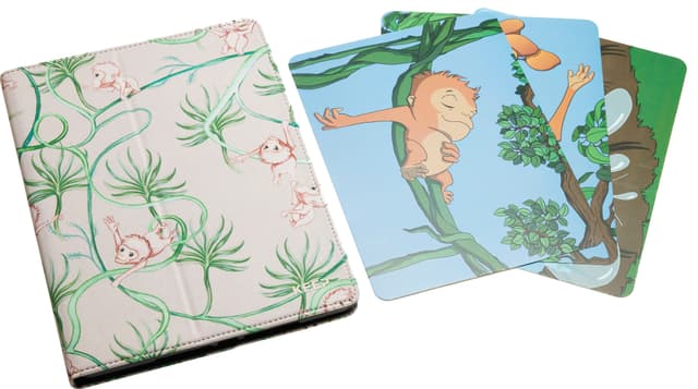KEEP iPad 10,2” / iPad Air 10,5” cover til børn (brun)