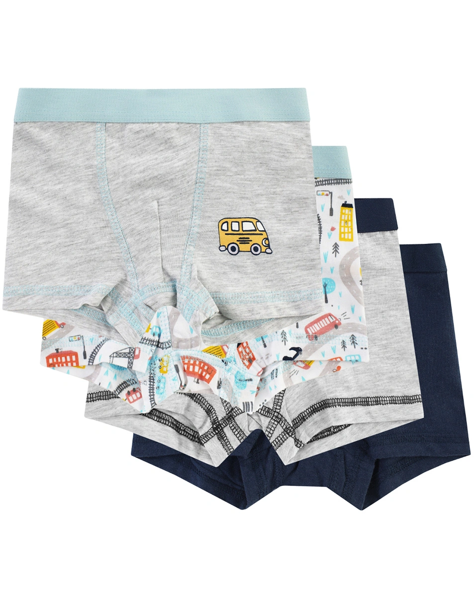 Boxershorts URBAN 4er-Pack in grau/navy