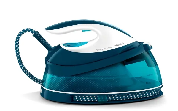 Philips PerfectCare Compact GC7844 - Dampstrygejern med automatisk afbrydelse - såleplade: SteamGlide - 2400 W
