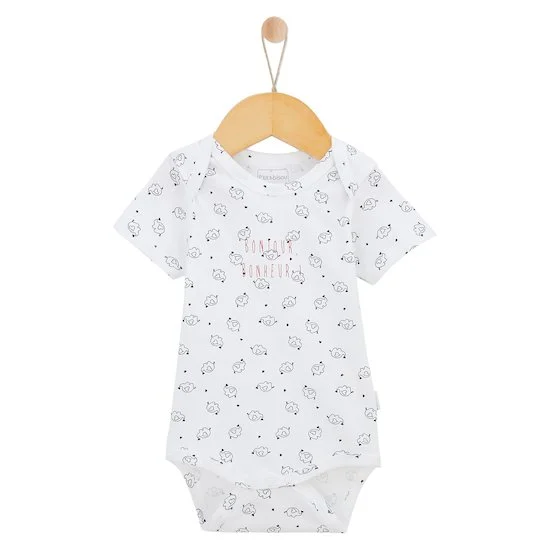 Summer Bodies Body imprimé éléphant   Blanc        de               P'tit bisou