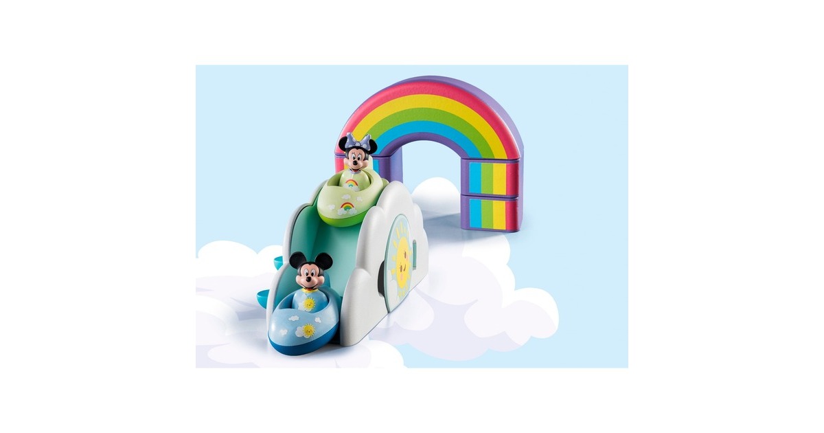 PLAYMOBIL1.2.3 - Mickey Mouse Wolkenhuis Constructiespeelgoed  (71319)