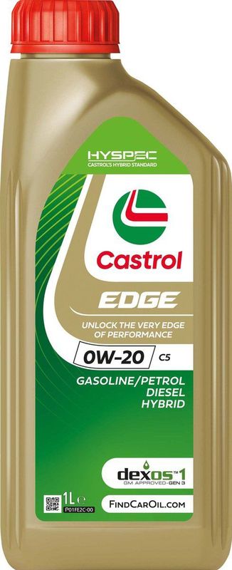 Castrol - EDGE 0W-20 C5 - Motorolie - 1 Liter - Fluid TITANIUM