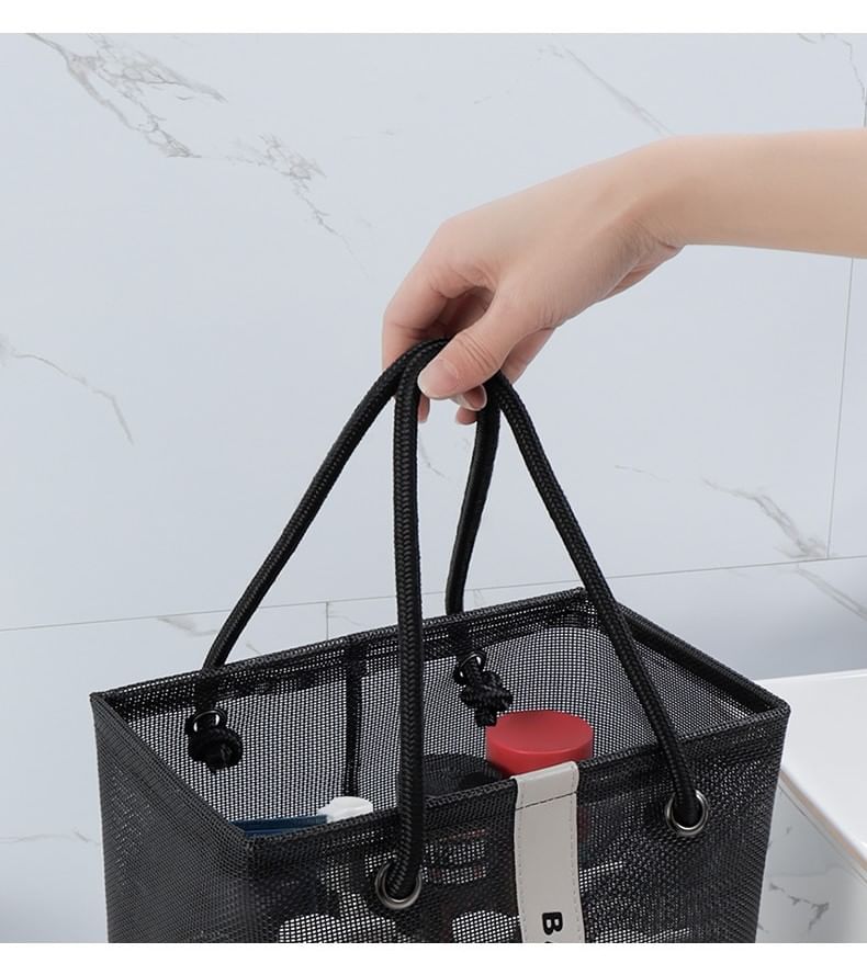 Evorest Bags - Badkamermand met letters van mesh (verschillende ontwerpen)