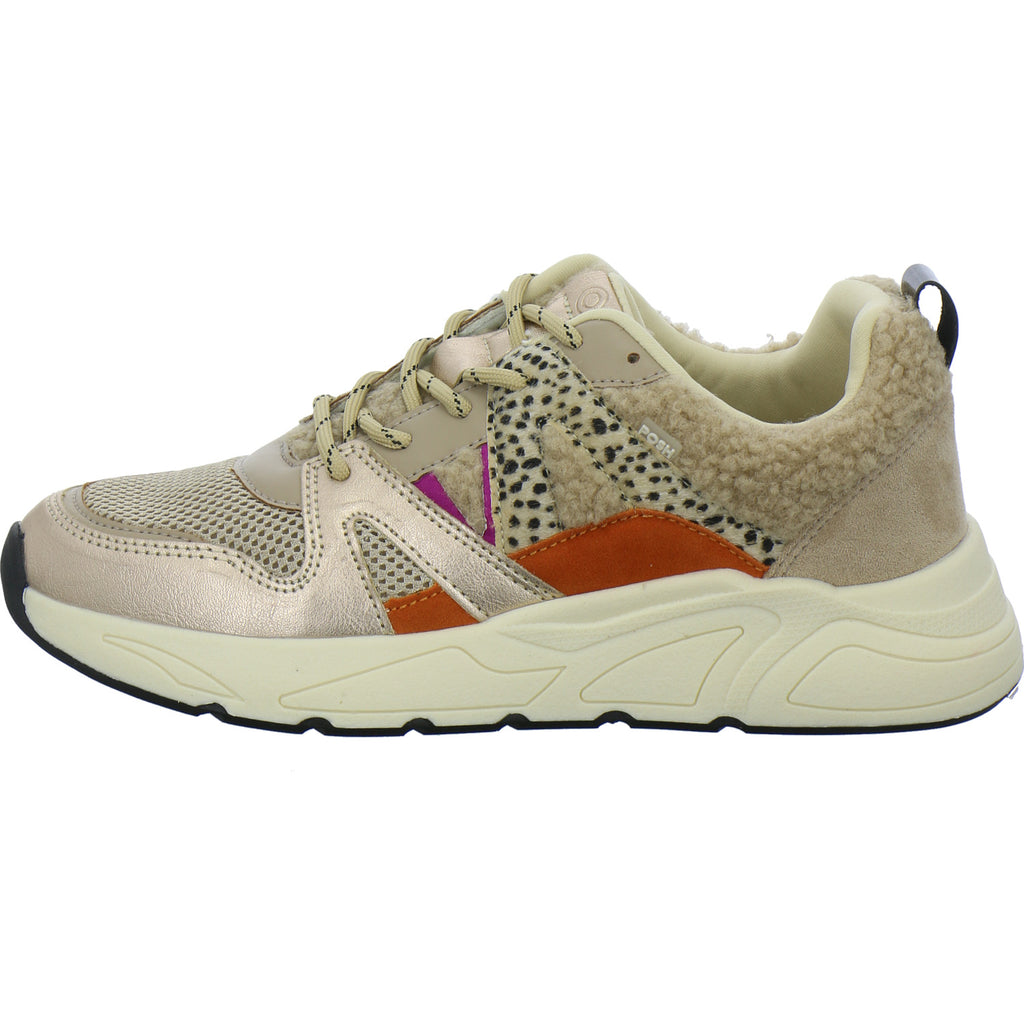 Poelman Sneaker Damen Beige-kombi