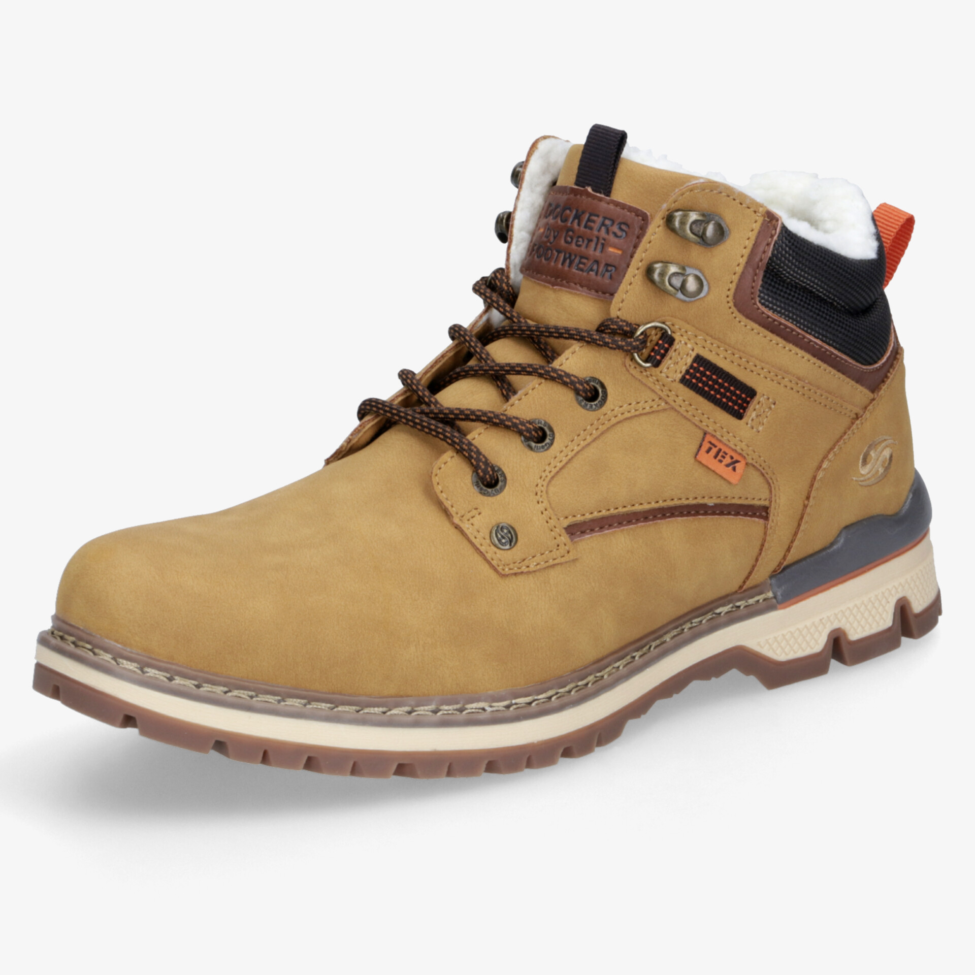 Dockers Herren Schnürboots gelb