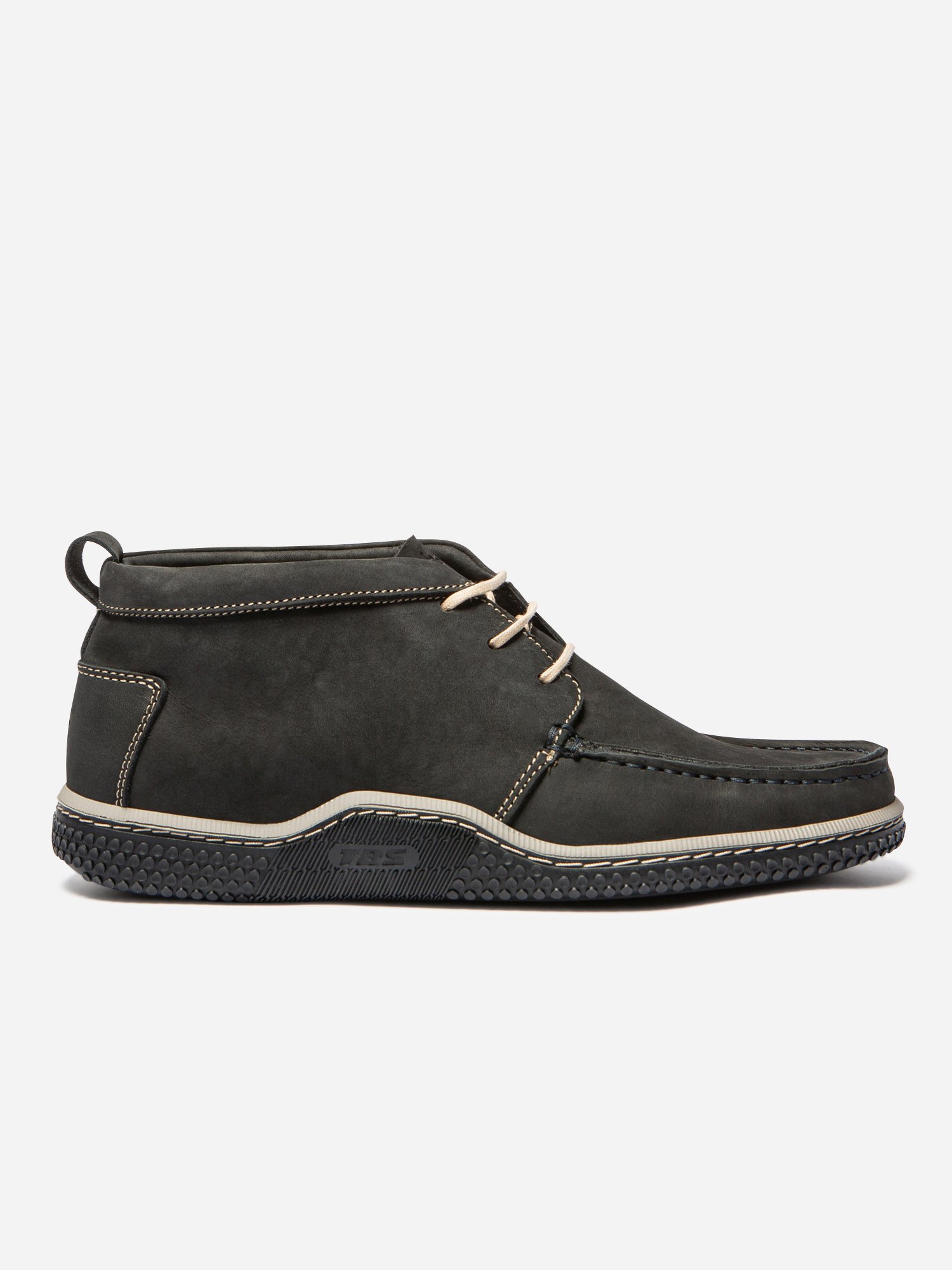 Bottillons Homme Semelle Grip Cuir Bleu