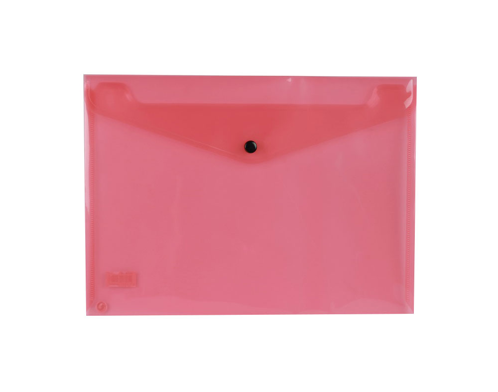 PORTA DOCUMENTOS COM MOLA A5 LIDERPAPEL VERMELHO