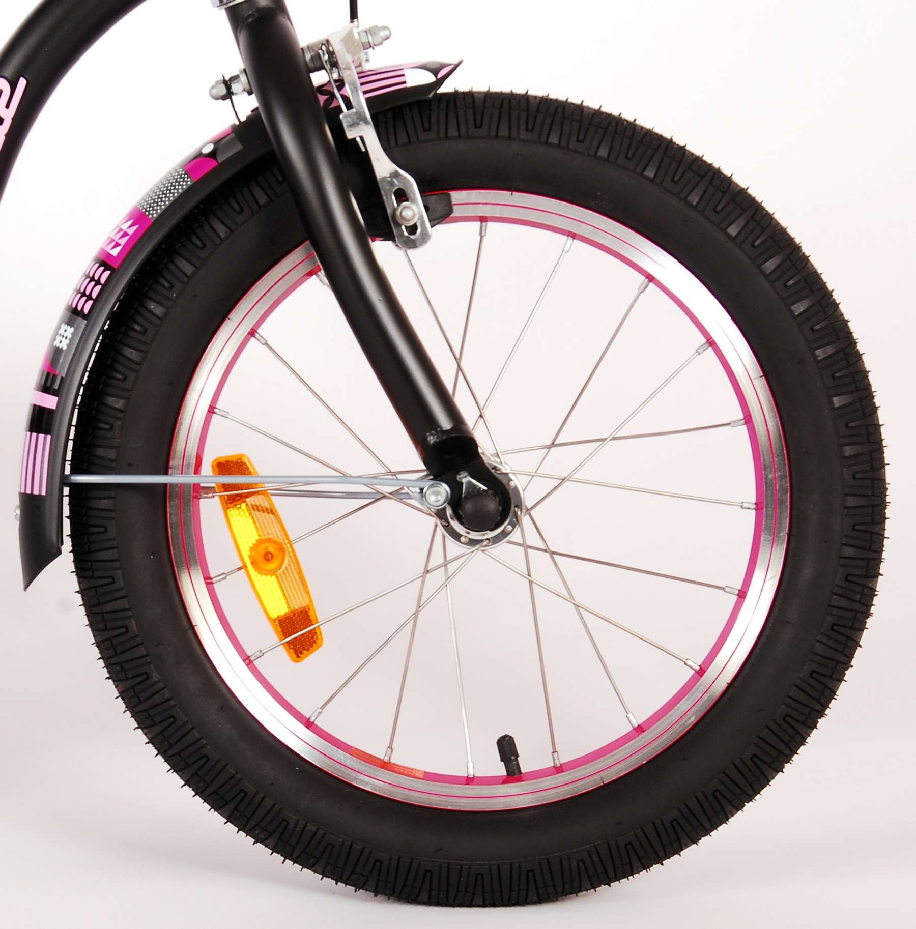 Kinderfahrrad Miracle Cruiser Mädchen 16 Zoll Kinderrad in Mattschwarz