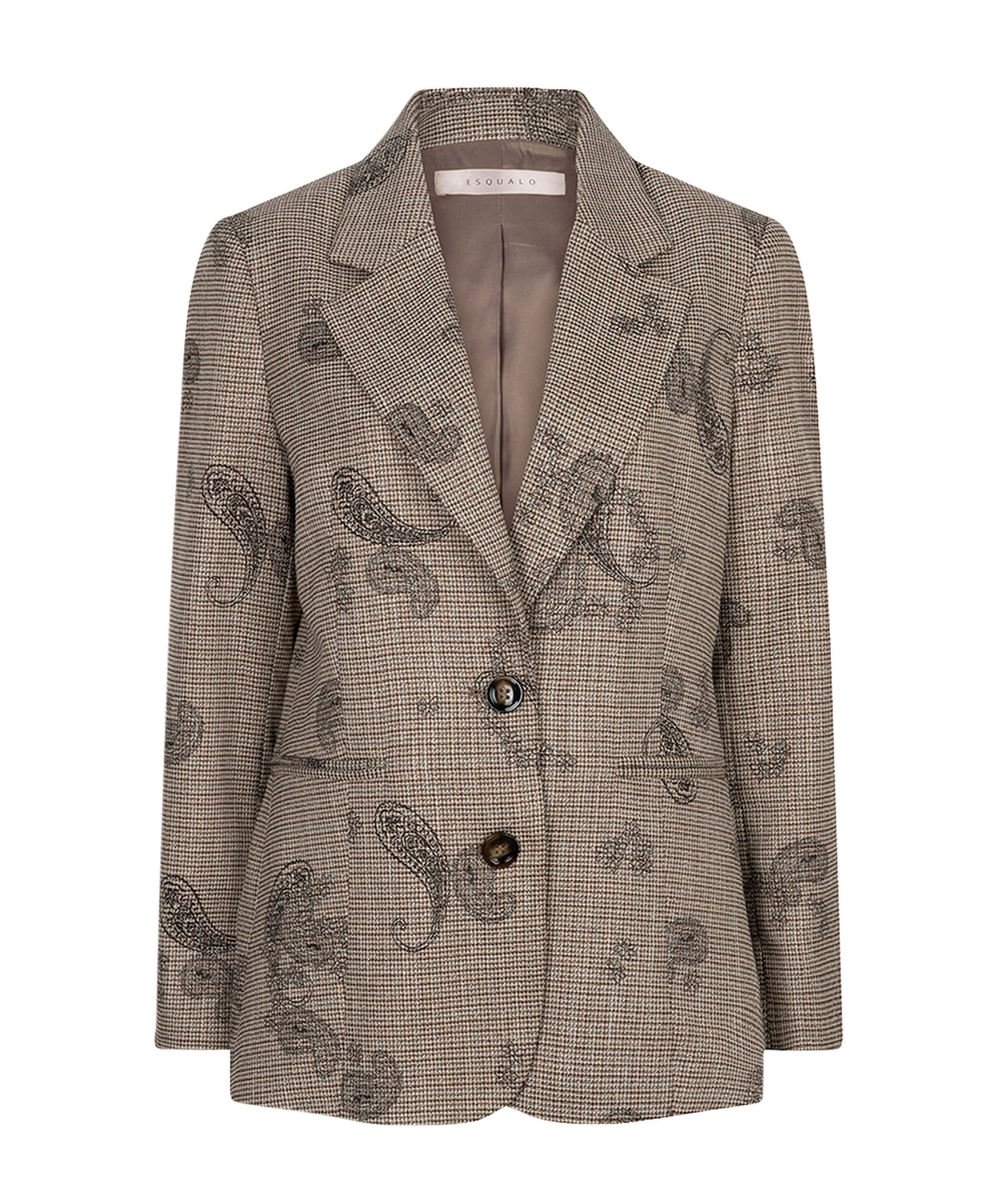 EsQualo Dames blazer bruin