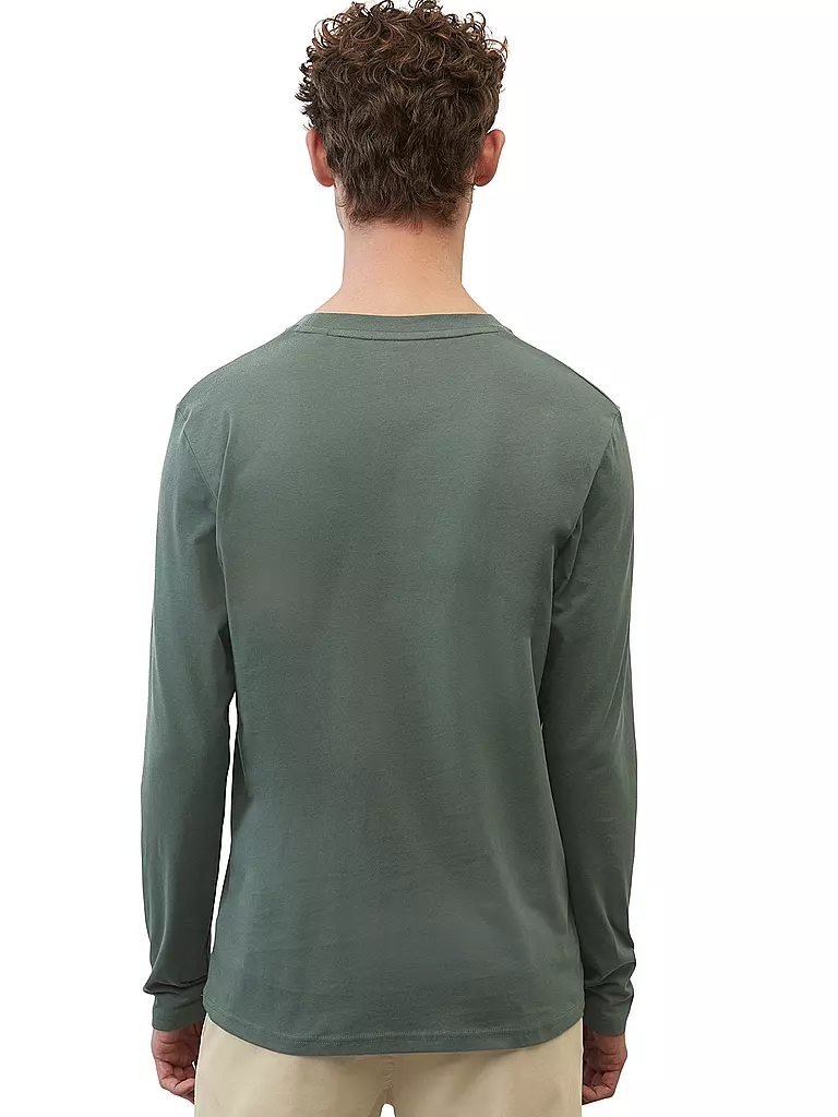 MARC O'POLO Langarmshirt  petrol