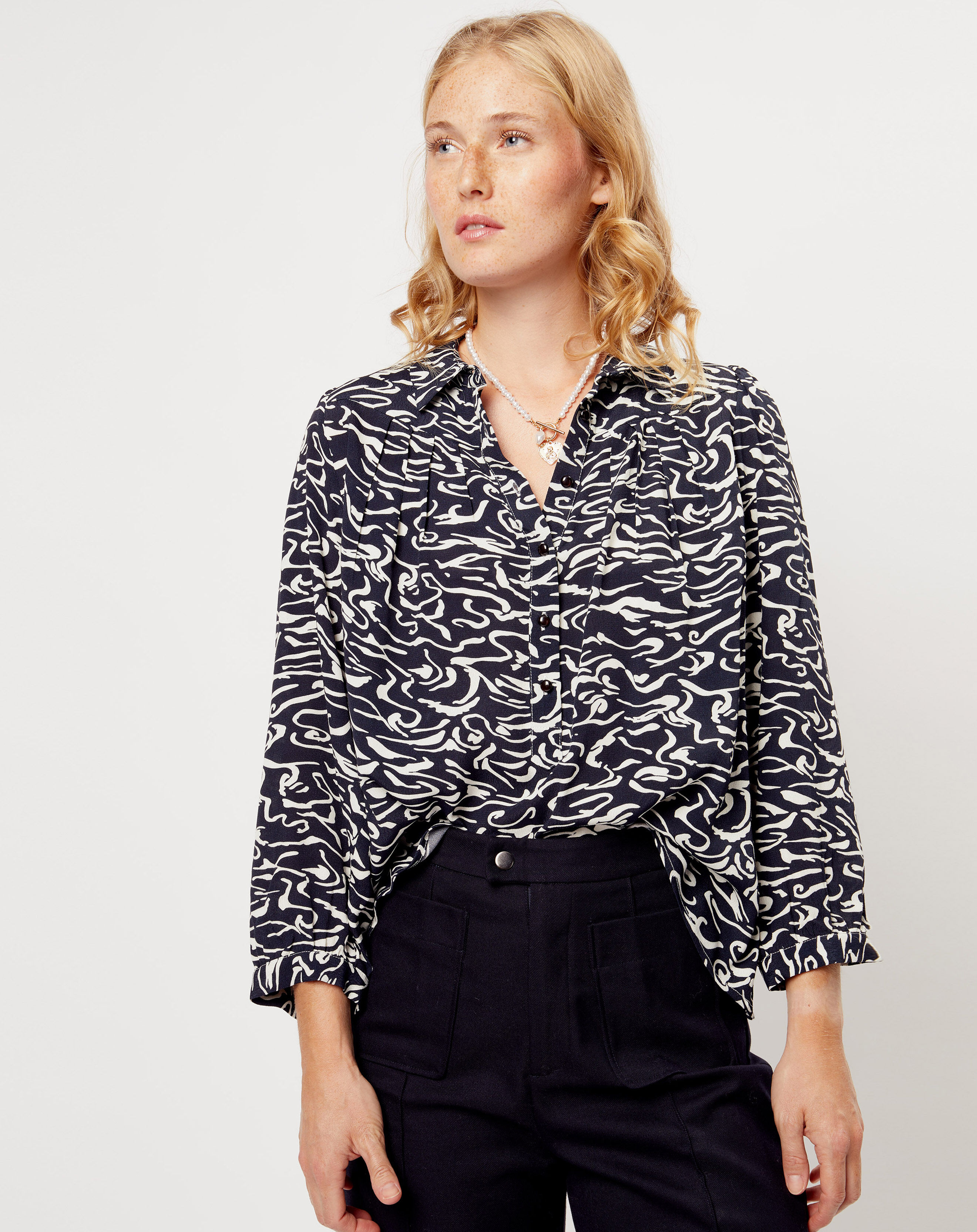 See u Soon Blouse Zoé noir