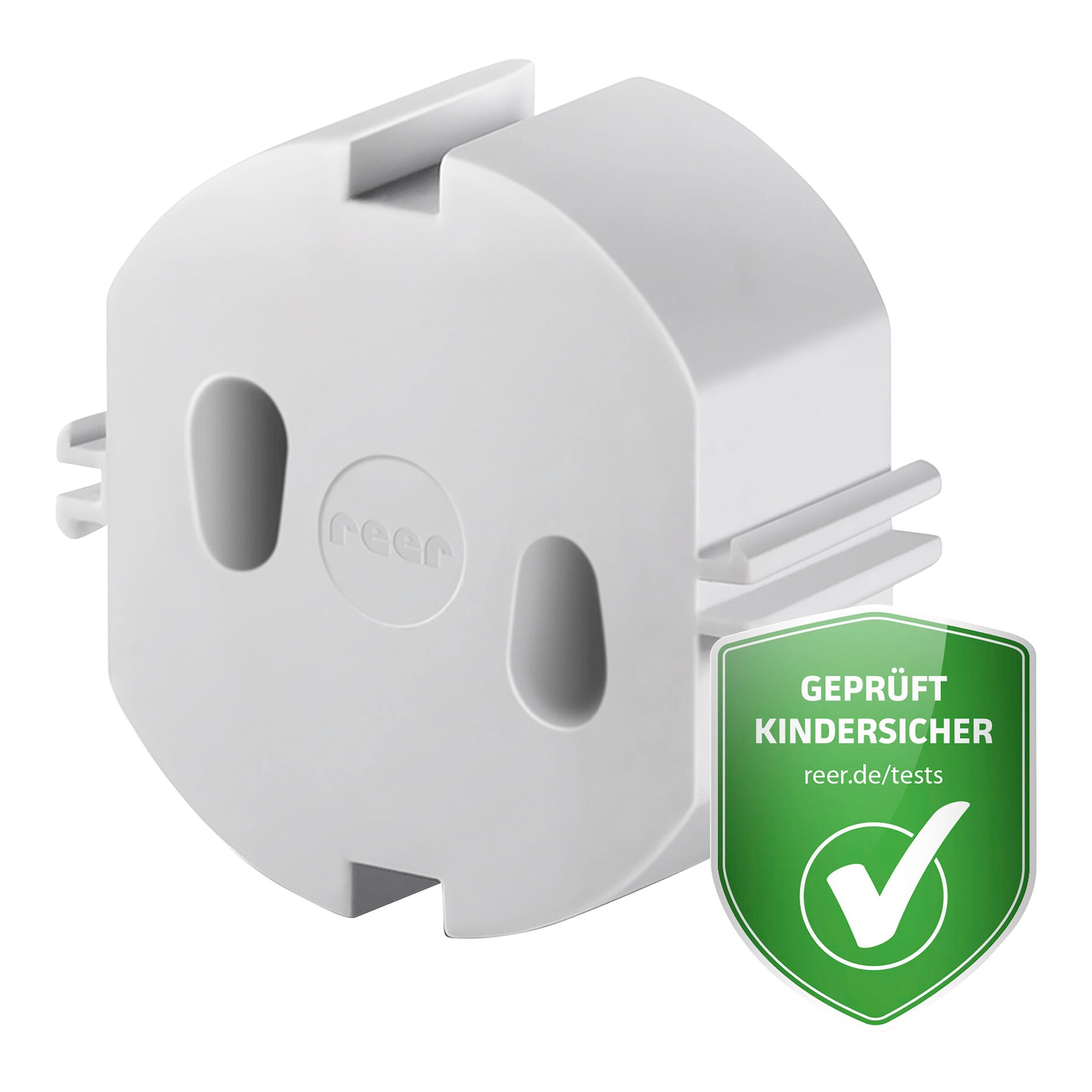 reer 20er-Pack Steckdosenschutz weiß