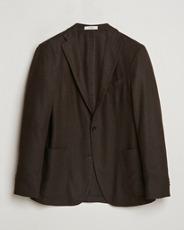 Boglioli K Jacket Wool Herringbone Blazer Hunting Green