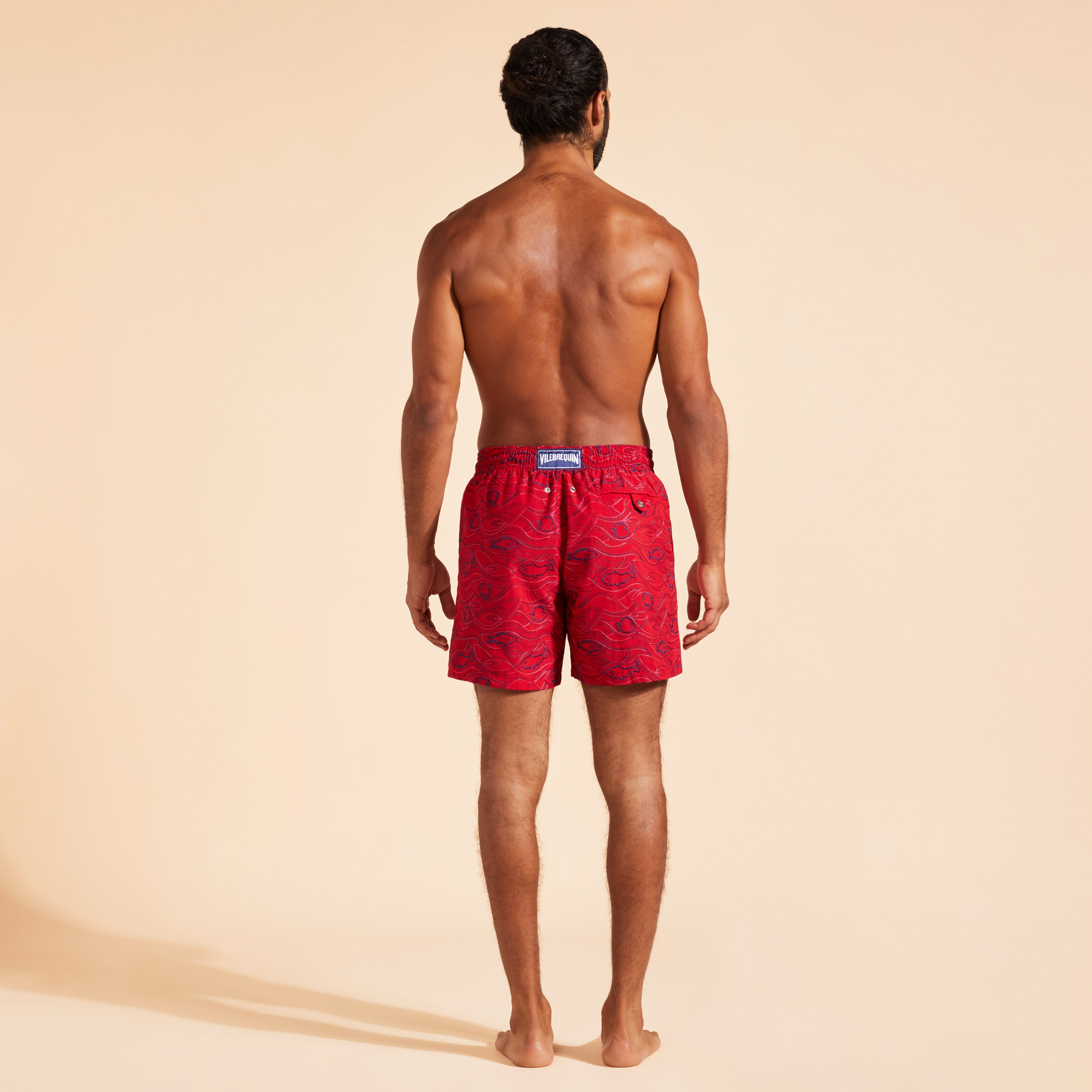 Maillot de bain homme brodé Aquarium - Édition Limitée