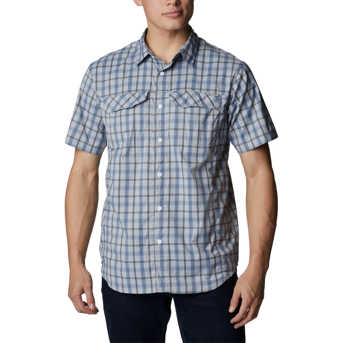 Columbia Silver Ridge Lite Plaid Kortærmet Skjorte Herre