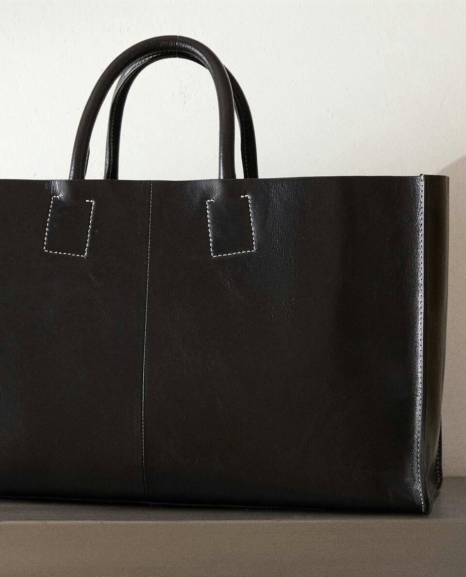 BOLSA TOTE DE COURO
