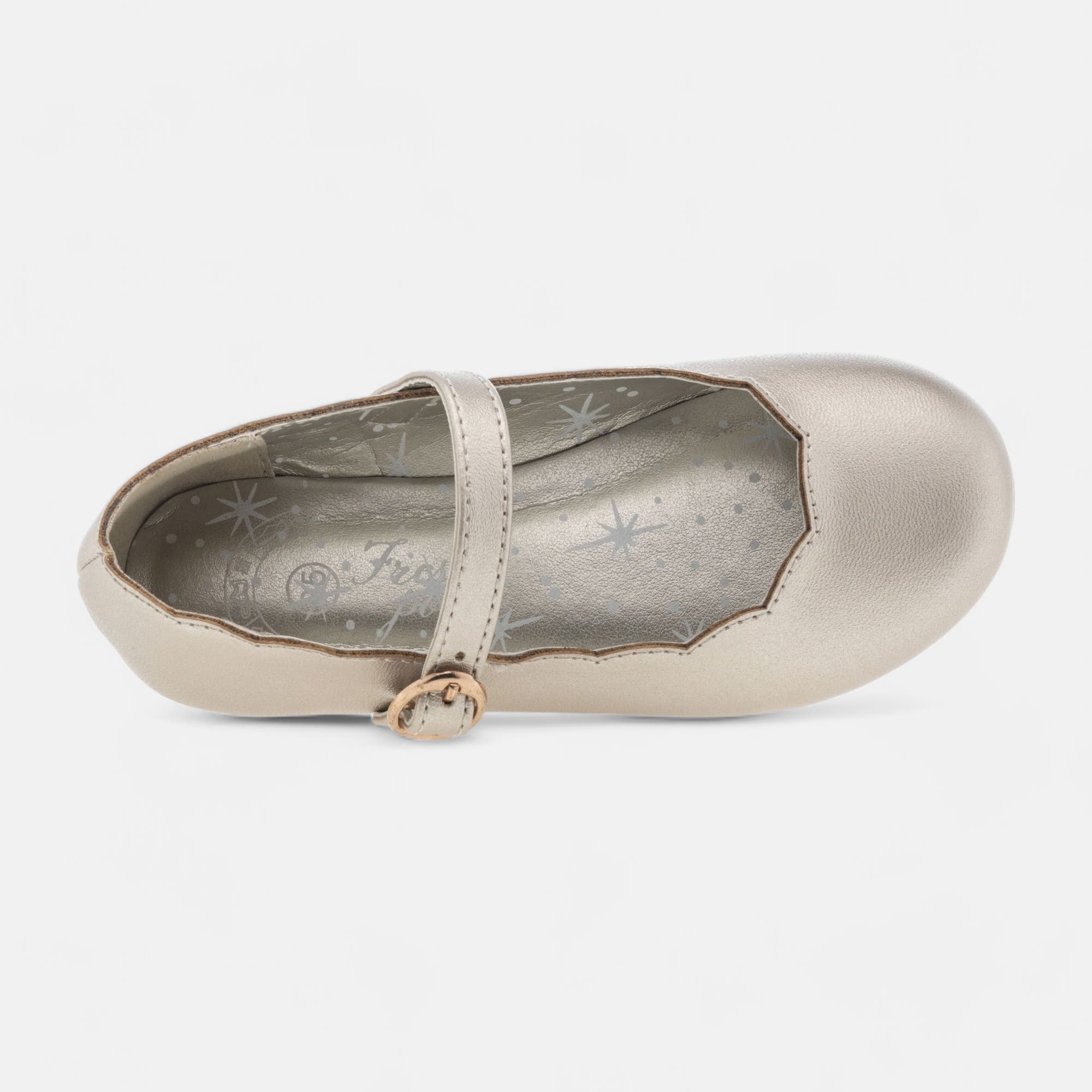 Ballerines Fille or