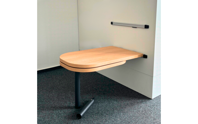 VierTec Tisch-Komplettsystem mit Tischplatte / Ausdrehplatte und Tischgestell