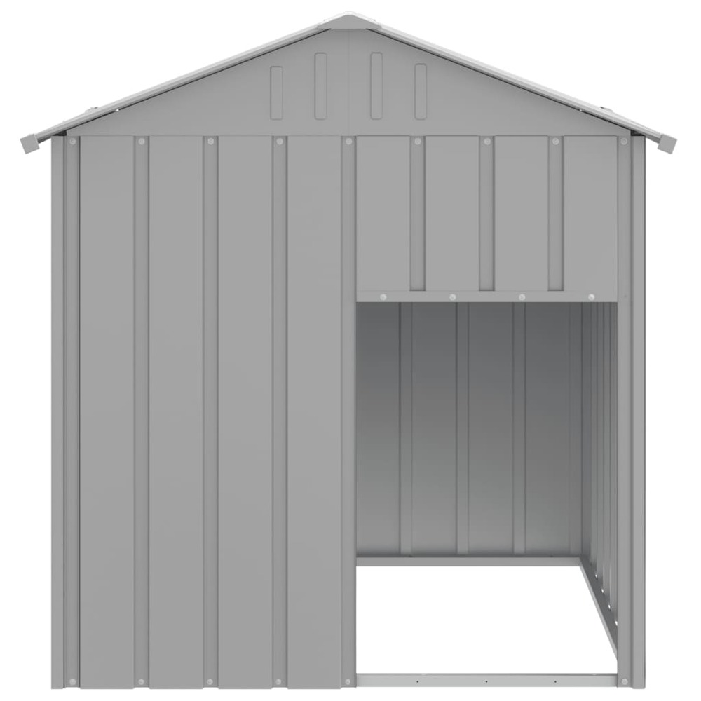 Niche pour chien avec toit gris clair 117x103x123 cm