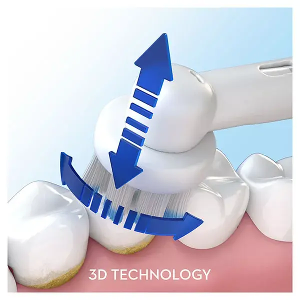 Escova de dentes elétrica Oral-B Clean Pro3: Limpeza e proteção profissionais