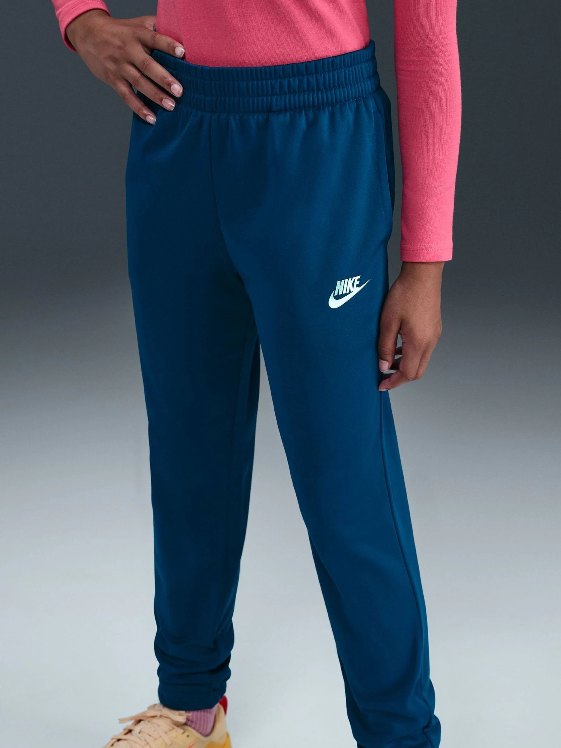 Blauwe Force - Nike Dri-Fit Poly Zip Through Tracksuit