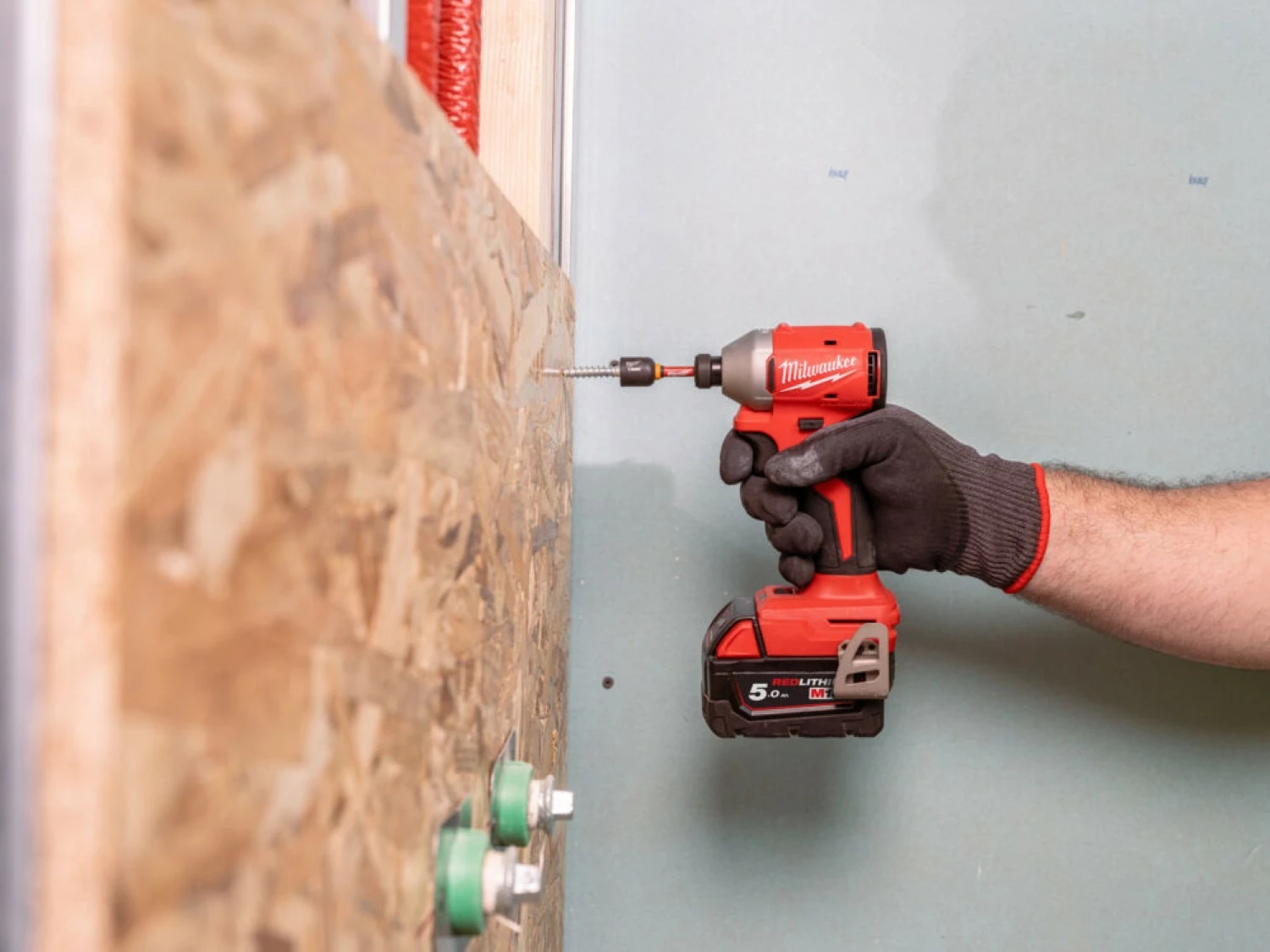 Milwaukee M18 BLIDRC-402C 18V Li-ion accu slagschroevendraaier (2x 4.0 Ah accu) set in koffer - 190Nm
