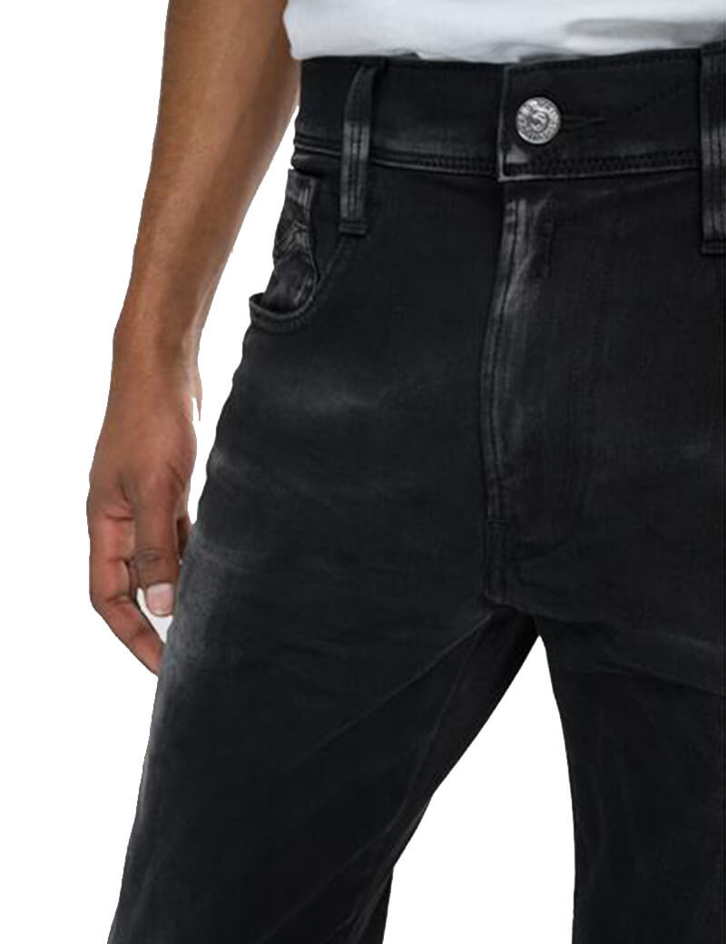 REPLAY JEAN HOMME ANBASS BLACK 098