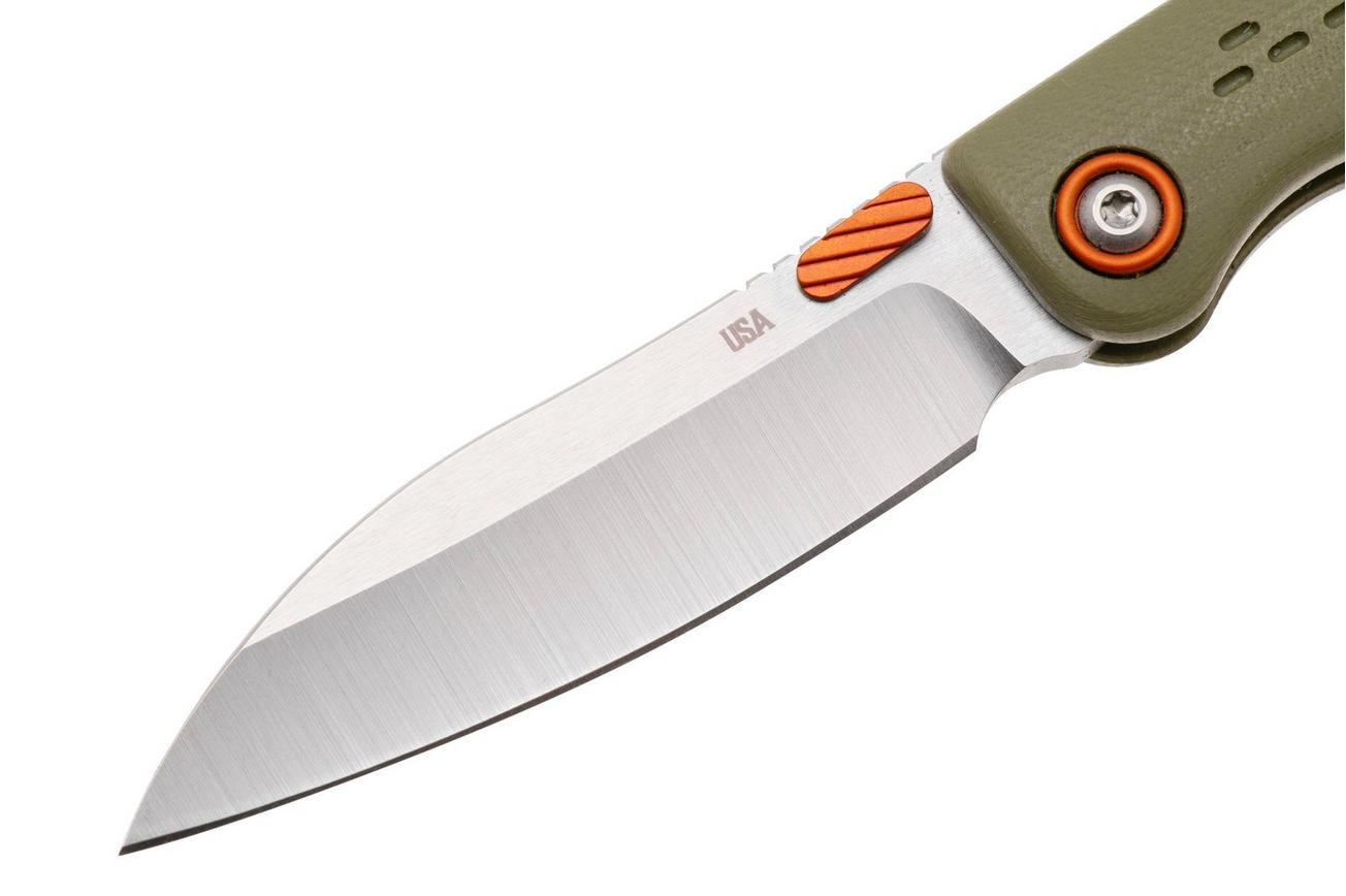KA-BAR State & Union F01 SUF01OD, Satin S35VN, Olive Drab G10, Orange Aluminum Hardware zakmes