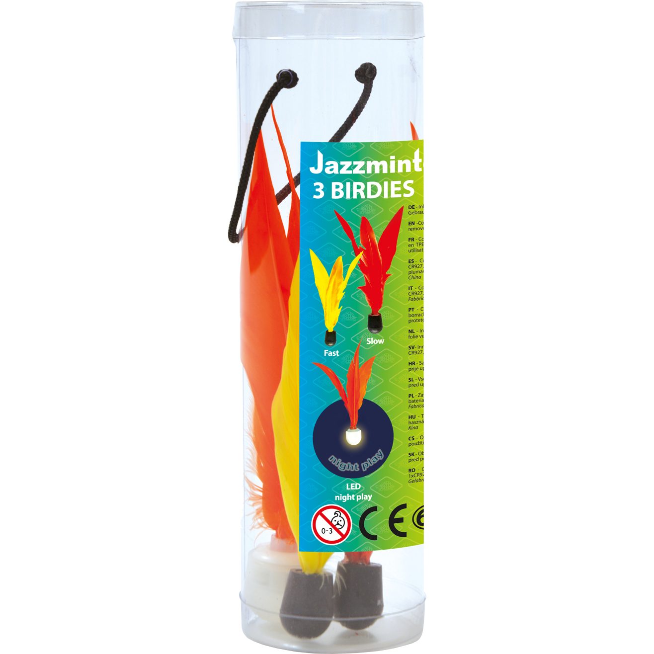 Schildkröt Fun Sports Jazzminton Birdie's 3 Ersatzbälle orange