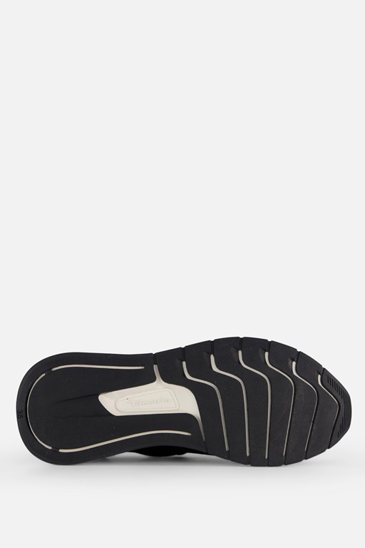 Tamaris Gold Comb Sneakers zwart Textiel