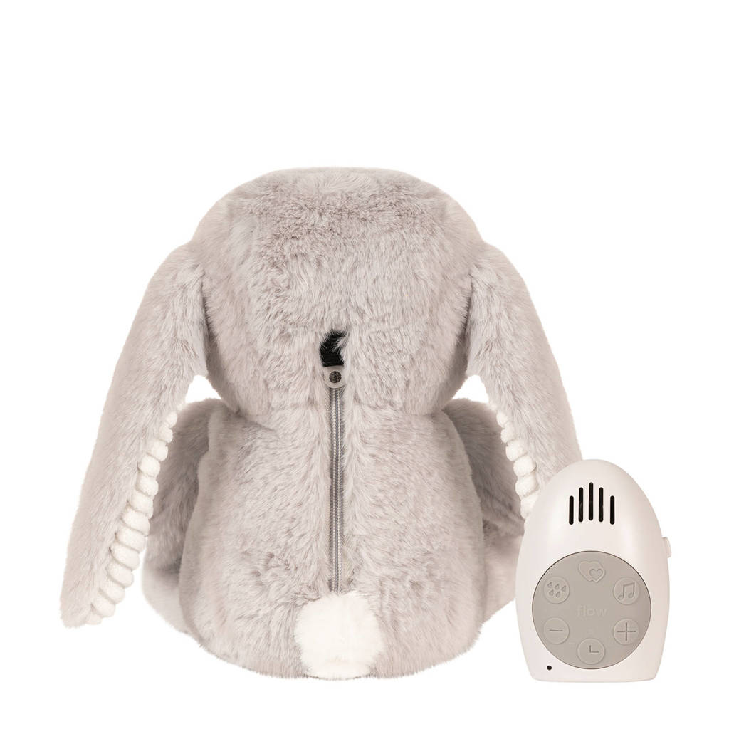 Heel handig hulpmiddel voor het slapen van de kleinehartslagknuffel milo konijn grijs - knuffel 18 cm