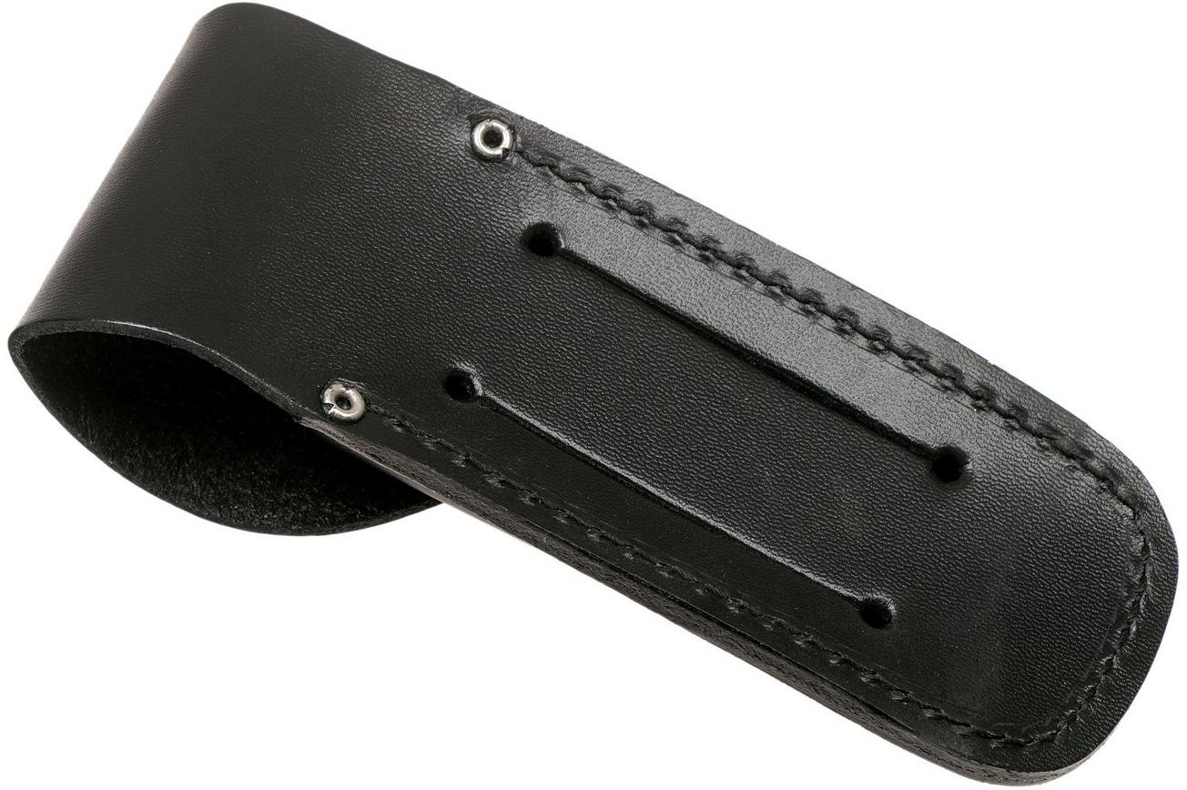 Case Leather Sheath Large 52235 Genuine Black Leather lederen foedraal