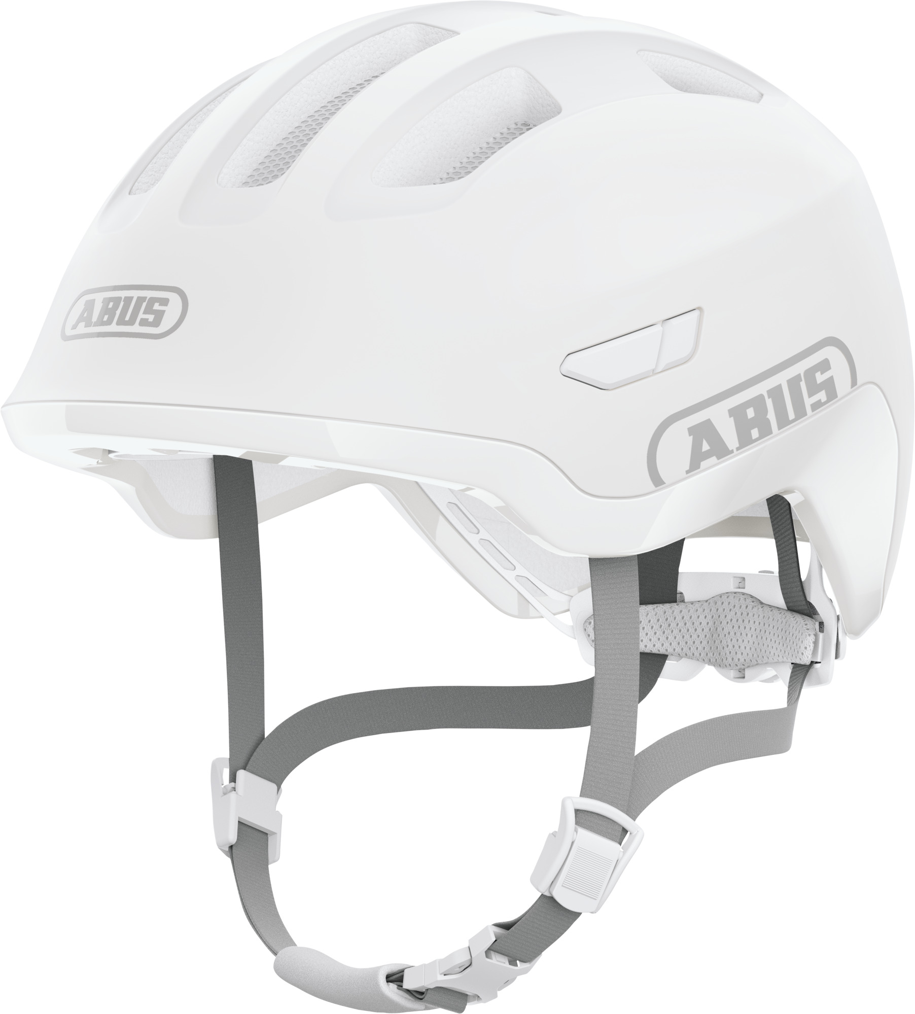 ABUS SMILEY 3.0 ACE LED cykelhjelm Pure White