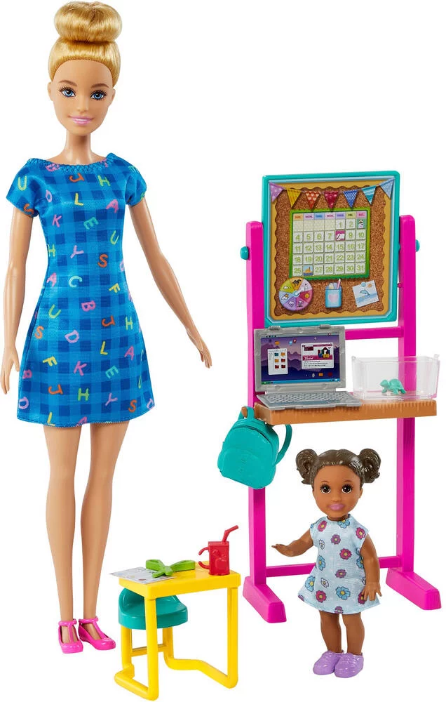 BARBIE  - COFFRET POUPEE MAITRESSE ECOLE