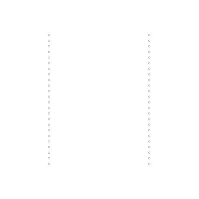 Exacompta - Papier listing blanc - 2000 feuilles 240 mm x 12