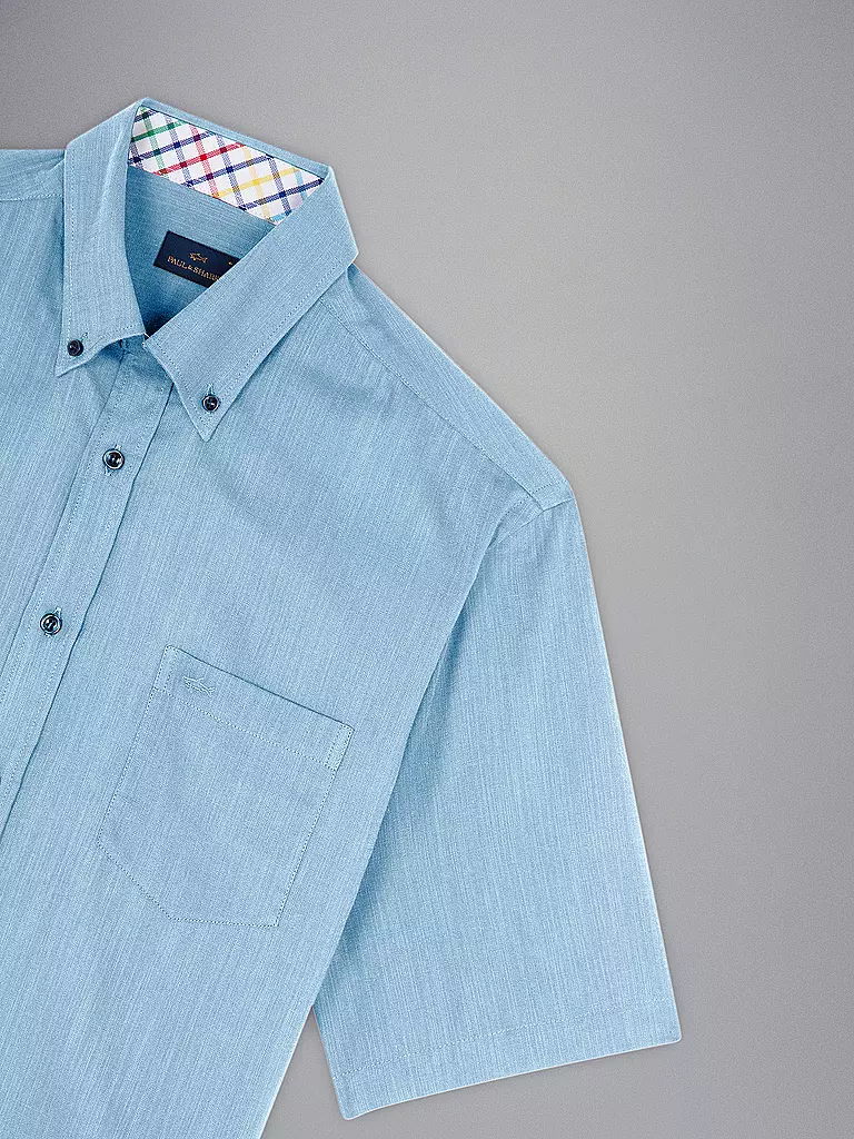 PAUL & SHARK Hemd hellblau