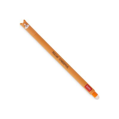 Legami - Stylo gel effaçable - corgie - noir