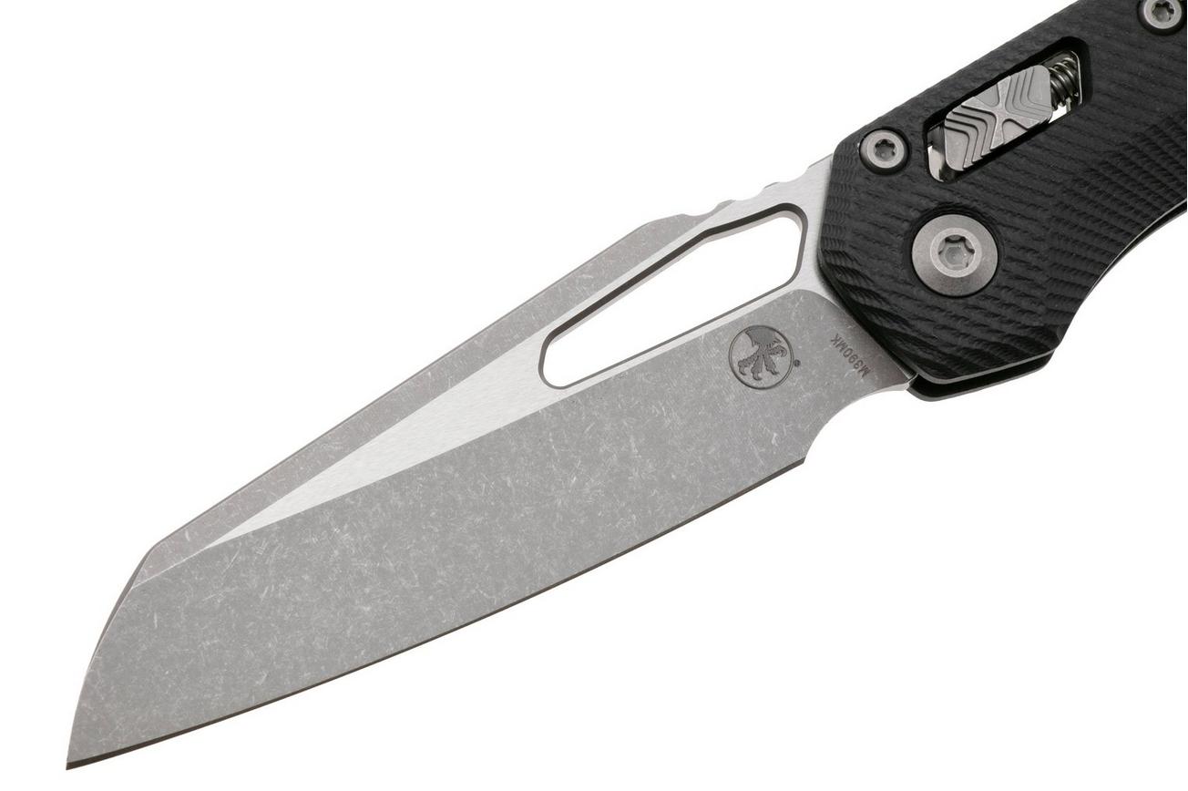 Microtech MSI Standard Issue 210-10APFLGTBK, Apocalyptic Stonewashed M390MK, Fluted Black G10 zakmes