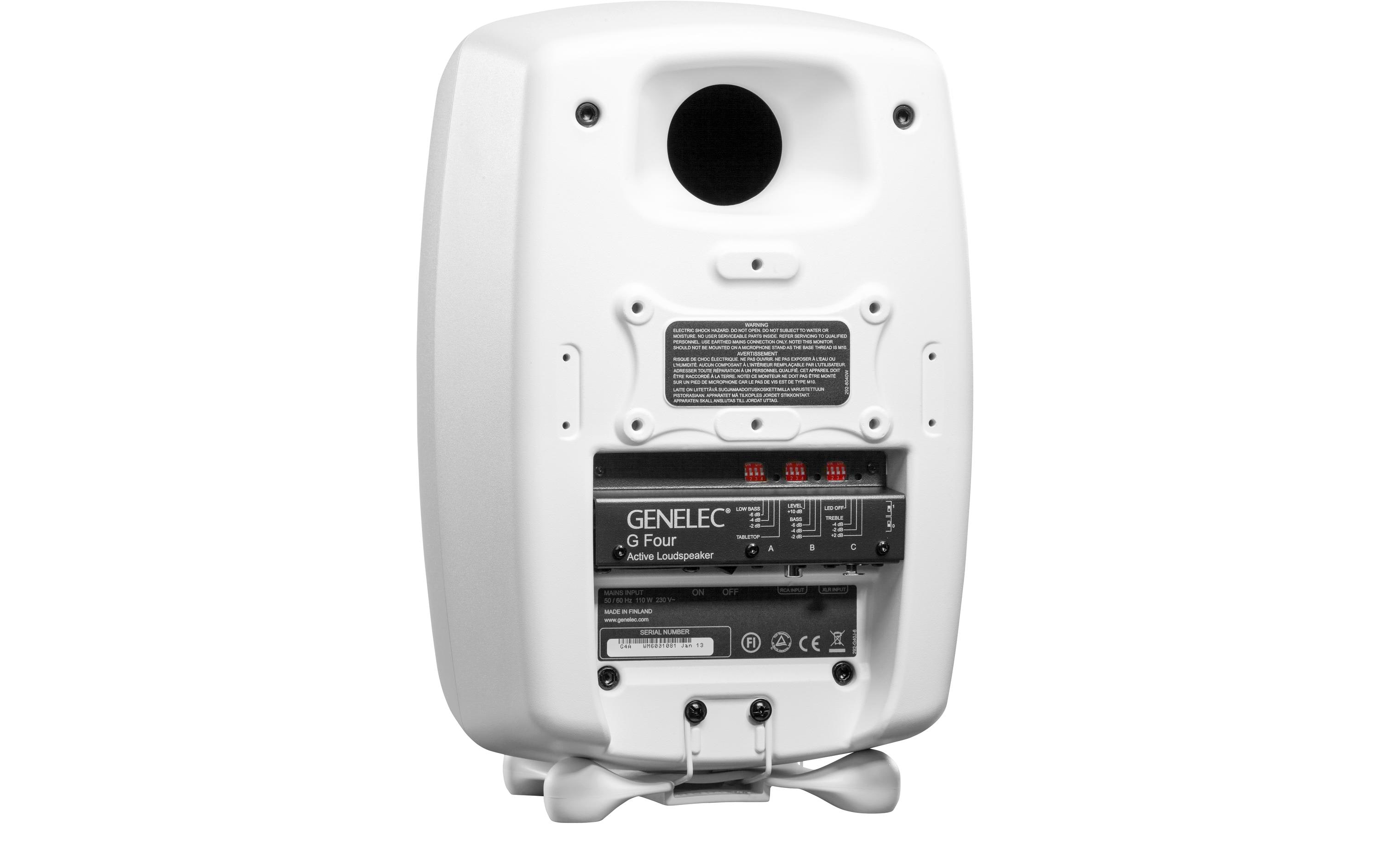 Regallautsprecher G Four – 90 Watt, Weiss<br>Aktiver Lautsprecher für Home-Audio in professioneller Klangqualität