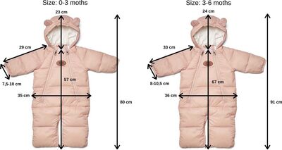 Petite Chérie Blanche Dunvognpose 2-i-1, Mauve Pink