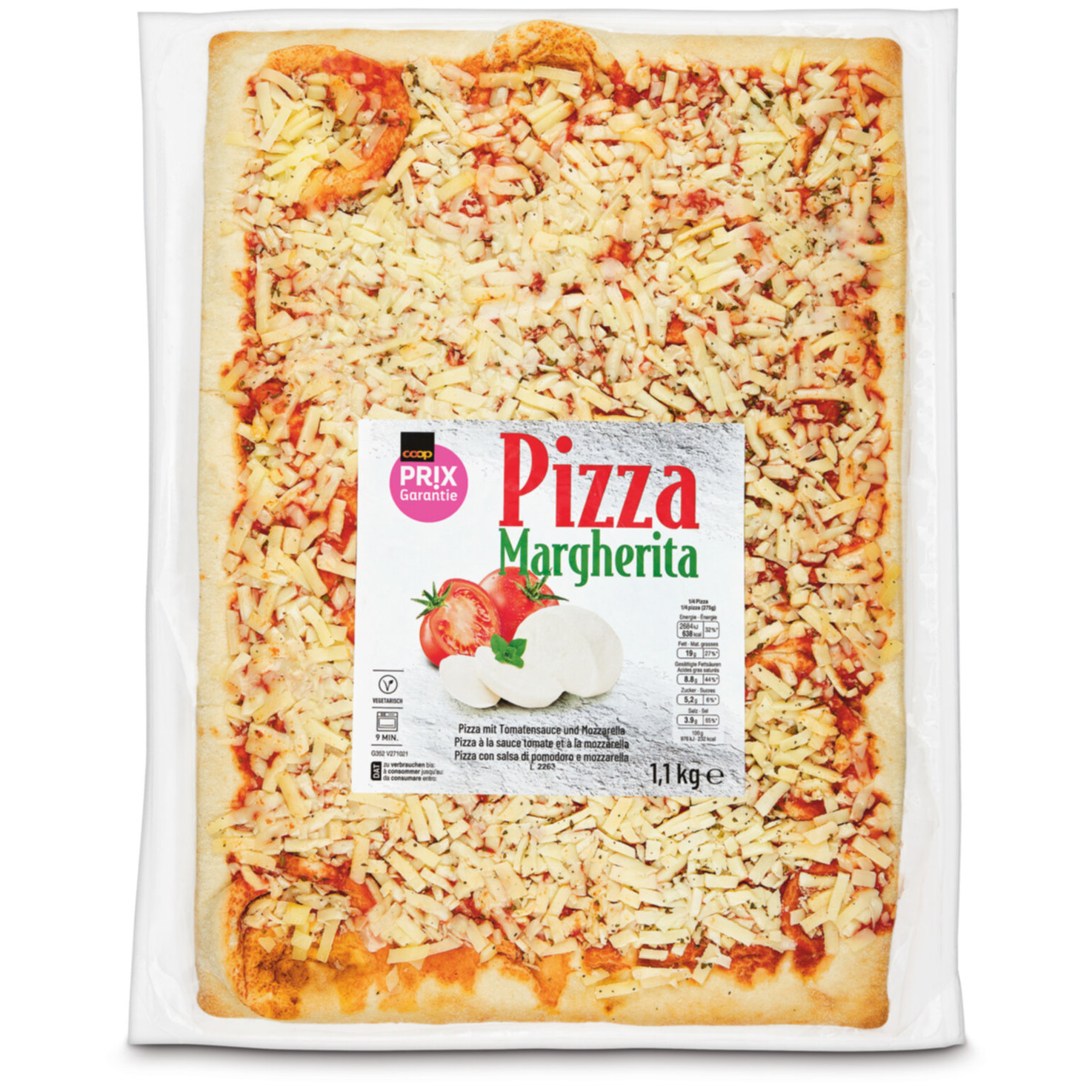 Prix Garantie Pizza Margherita