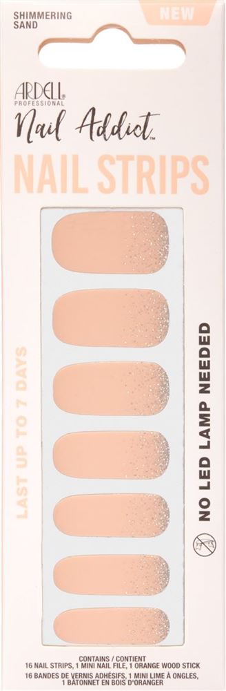 ARDELL Nail Addict Nail Strips<br>16 Stück, Shimmering Sand